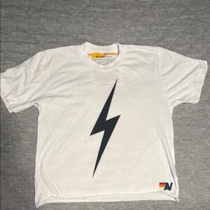 Aviator Nation Bolt Tee with Black Lightning